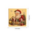 thumbnail image 6 of syligr Santa Christmas Diamond Art for Adults, Vintage Christmas Pearl Art Kits, DIY Pearl Diamond Kit, Winter Bead Crafts Ornament, Xmas Party Decorations for Mantel, Unique Gift/Favors, 6 of 6