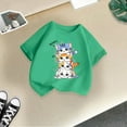 thumbnail image 4 of Kiijoy Big Girls Graphic Tee Cute Cat Print Short Sleeve T Shirt Cotton Casual T-Shirt, 4 of 4