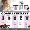thumbnail image 3 of Reusable K Cups with Multistream Technology for Keurig K Supreme, K Supreme Plus and K Slim, Refillable Coffee Filters (2packs), 3 of 7