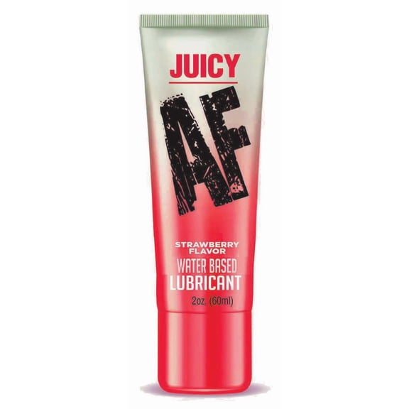 Little Genie Juicy Af - Strawberry Water Based Lubricant - 2 oz