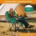 thumbnail image 5 of ABORON Oversized Heated Rocking Camping Chair Adults, Folding Heated Rocker Chair, Heavy Duty Fully Padded Folding Chairs, Patio Rocking Chair with 3 Heat Levels, 5 of 8