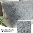 thumbnail image 5 of LIFEREVO Body Pillow Cover with Zipper Closure,Luxury Shaggy Ultra Soft Plush Faux Fur Pillowcase 20"x54" for Bed Couch,Microfiber Long Pillowshams for Adults Women/Mother/Wife(Gray), 5 of 6