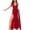 Red, variant on Women's Lace V-Neck Long Nightgown Suspenders Nightgown Set for Honeymoon Valentine Comfortable Sleepwear Pajamas with Garter Belt and Underwear