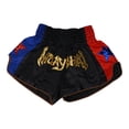thumbnail image 2 of For Kids & Adults Muay Thai Shorts Boxing Embroidered Martial Arts Clothing For Muay Thai And Taekwondo Training Black S, 2 of 9
