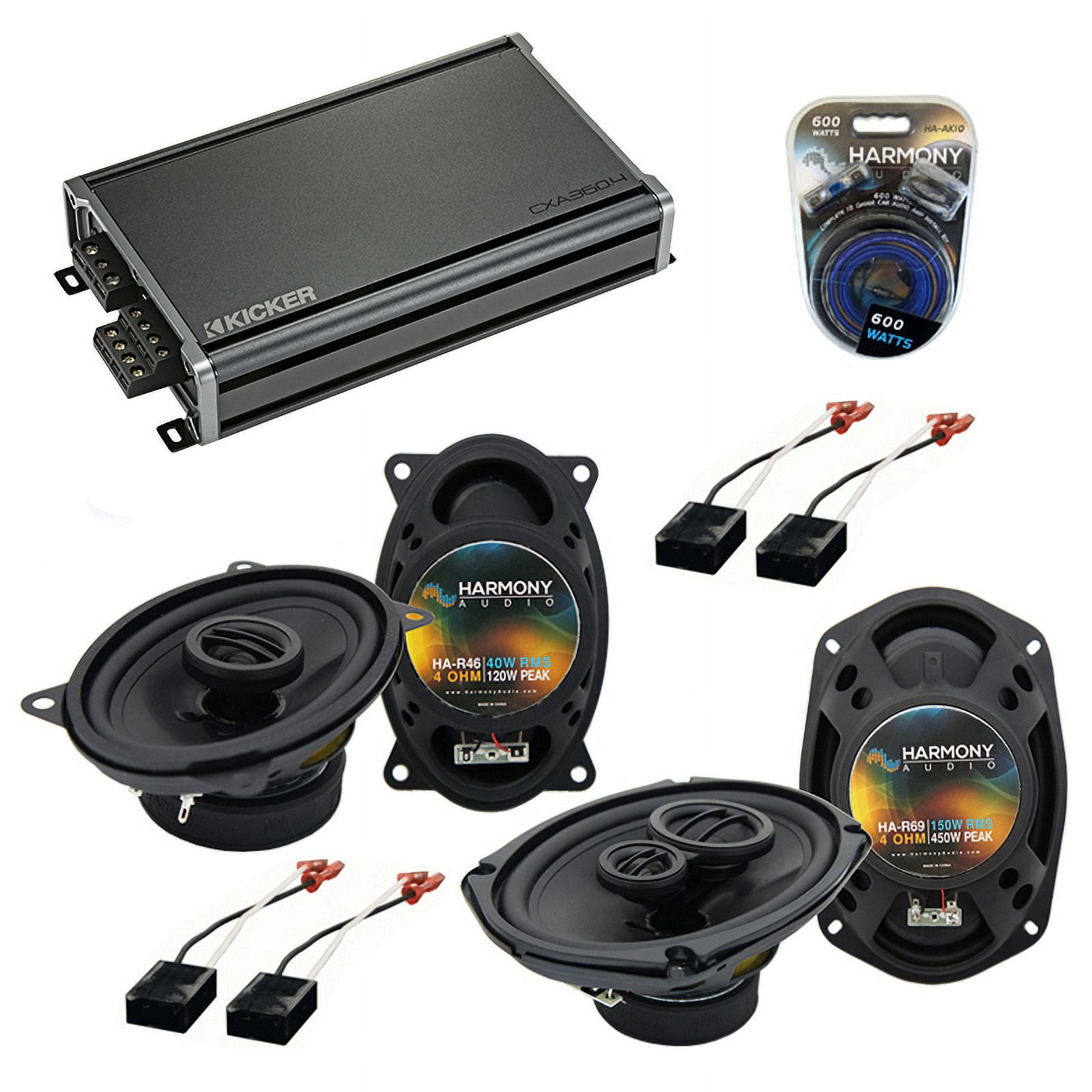 Harmony Audio R65 R69 Speaker Package – Toyota Echo 2000-2005 Replacement Upgrade - View #4