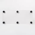 thumbnail image 6 of Two Door Glass Cabinet/Glass Display Cabinet with 3 Shelves (White), 6 of 9