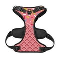 thumbnail image 5 of Lsque Chocolate with Flowing Cream Dog Harness, No-Pull Pet Harness with 2 Leash Clips, Adjustable Soft Padded Dog Vest with Easy Control Handle for Large Dogs-X-Large, 5 of 9
