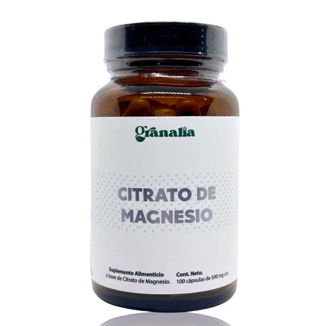 Citrato de Magnesio 100 cápsulas Granalia. Granalia GRANALIACITRATOMAGNESIOCAPS