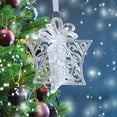 thumbnail image 1 of Xihbxyly Colgante de Árbol de Navidad, Decoración Transparente Brillante, Artesanía Exquisita, Adorno Colgante con Escena Navideña, Cálido Recuerdo de Fiesta, Mejora El Estado de Ánimo Festivo, 1 Pie, 1 of 7