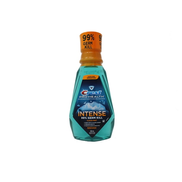 Crest Pro Health Intense Mouthwash, Clean Mint, 16.8 Oz each Walmart