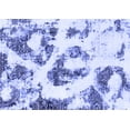 thumbnail image 1 of Ahgly Company Indoor Rectangle Abstract Blue Modern Area Rugs, 2' x 5', 1 of 4