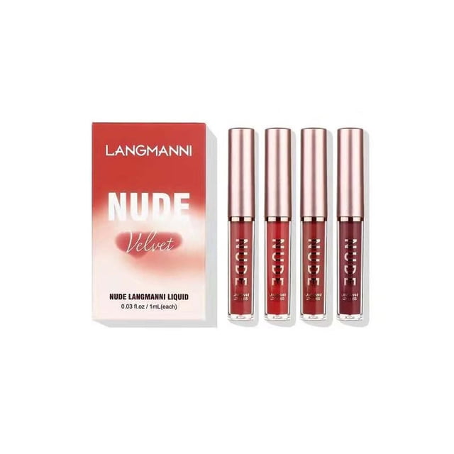 Set de pintalabios HUOGUO Matte Liquid de larga duración, 16 colores