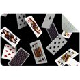 thumbnail image 1 of Indoor Doormat for Home Entrance Entry Way 24"x16" Poker Non Slip Welcome Mat 3D Digital Print Machine Washable Outdoor Rugs, 1 of 7