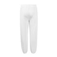 thumbnail image 6 of Dresfit Baggy Sweatpants for Men Cotton Cuffed Joggers Winter Solid Baggy Drawstring Yoga Track Pants Fleece Loose Fit Plus Size Thermal Sweat Pants White 4XL, 6 of 8