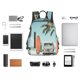 thumbnail image 4 of Disketp Vintage Surf Van Beach Mochila Ligera e Impermeable, Mochila de Día Resistente para Viajes, Senderismo y Uso Diario para Hombre y Mujer, 4 of 7