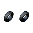 thumbnail image 1 of Maytalsory Unique Vintage Steel Ring Suitable For All Genders Metal Ring For Men Gifts For Friends Vintage Rings Antique black 10 2Set, 1 of 6