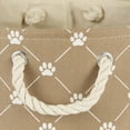 thumbnail image 3 of Design Imports CAMZ14241 Bac Rectangulaire pour Animaux en Polyester Treillis Patte, Taupe, 3 of 4