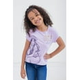 thumbnail image 3 of Disney Princess Jasmine Belle Ariel Little Girls 3 Pack T-Shirts Little Kid to Big, 3 of 5