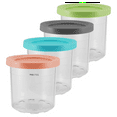 thumbnail image 2 of WQNZMADO Ice Cream Pints Cup, Ice Cream Containers with Lids for Ninja Creami Pints NC301 NC300 NC299AMZ Series Ice Cream Maker, 2 of 4