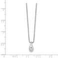 thumbnail image 3 of SS White Ice .01ct. Diamond Necklace 18 Inch, 3 of 3