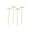 Yellow, variant on Gymnture 4pcs Zen Sand Rakes Wooden Garden Tools