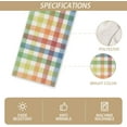 thumbnail image 3 of Linen Easter Table Runner - 13x72" Buffalo Check Plaid Spring Summer Decorations for Baby Shower, Birthday, Home Kitchen Dining, 3 of 6