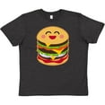 thumbnail image 3 of Inktastic Hamburger Kawaii Youth T-Shirt, 3 of 5