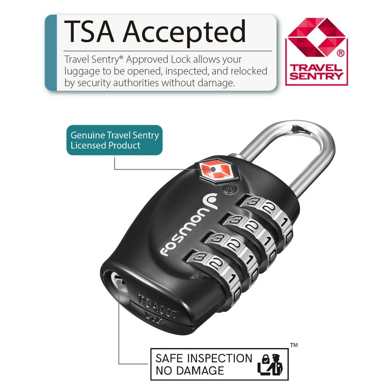 Buy Yosemy TSA Luggage Locks,Luggage Tags,Suitcase Locks, 4-Dial