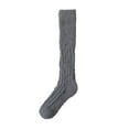 thumbnail image 2 of prucolt Womens Knee High Slipper Socks Winter Warm Fleece Lined Long Tube Socks Cozy Soft Thick Fuzzy Socks Stockings, 2 of 4
