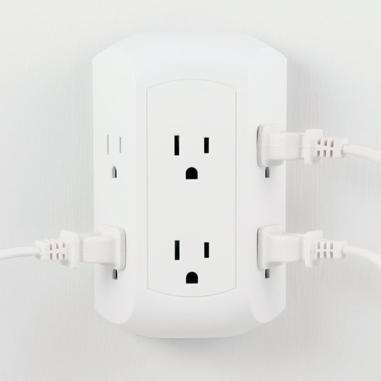 カム ケース付き 26P Z69 VERSUS PRO 3U ホワイト GE Surge Protector White Side-Access 6 Outlet 15A 560 Joules