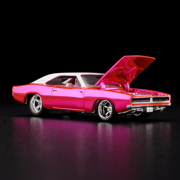 Hot Wheels RLC Pink 1969 Dodge Charger R/T - Walmart.com