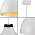 thumbnail image 4 of Radian LED Collection Modern Satin White Metal Pendant, 4 of 7