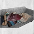 thumbnail image 6 of Bowling Party Soft Flannel Fleece Throw Blanket, Close up Bowling Shoes with Purple Ball on an Alley Indoor Activity Hobby, Cozy Plush for Indoor and Outdoor Use, 60" x 80", Multicolor, by Ambesonne, 6 of 6