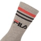 thumbnail image 3 of FILA Unisex Calcetines 3 pares - Calle, Deporte, Estilo de vida, Juego de calcetines, Rayas, 35-46 Grau 35-38 (3-5 UK), 3 of 3