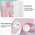 thumbnail image 4 of Coolnut Pink Flower Thickened Blackout Curtain 84 Inches, Perforated Window Curtains for Bedroom Living Room Stylish Thermal Insulated Curtains, 1 Pack Home Decor, 4 of 7