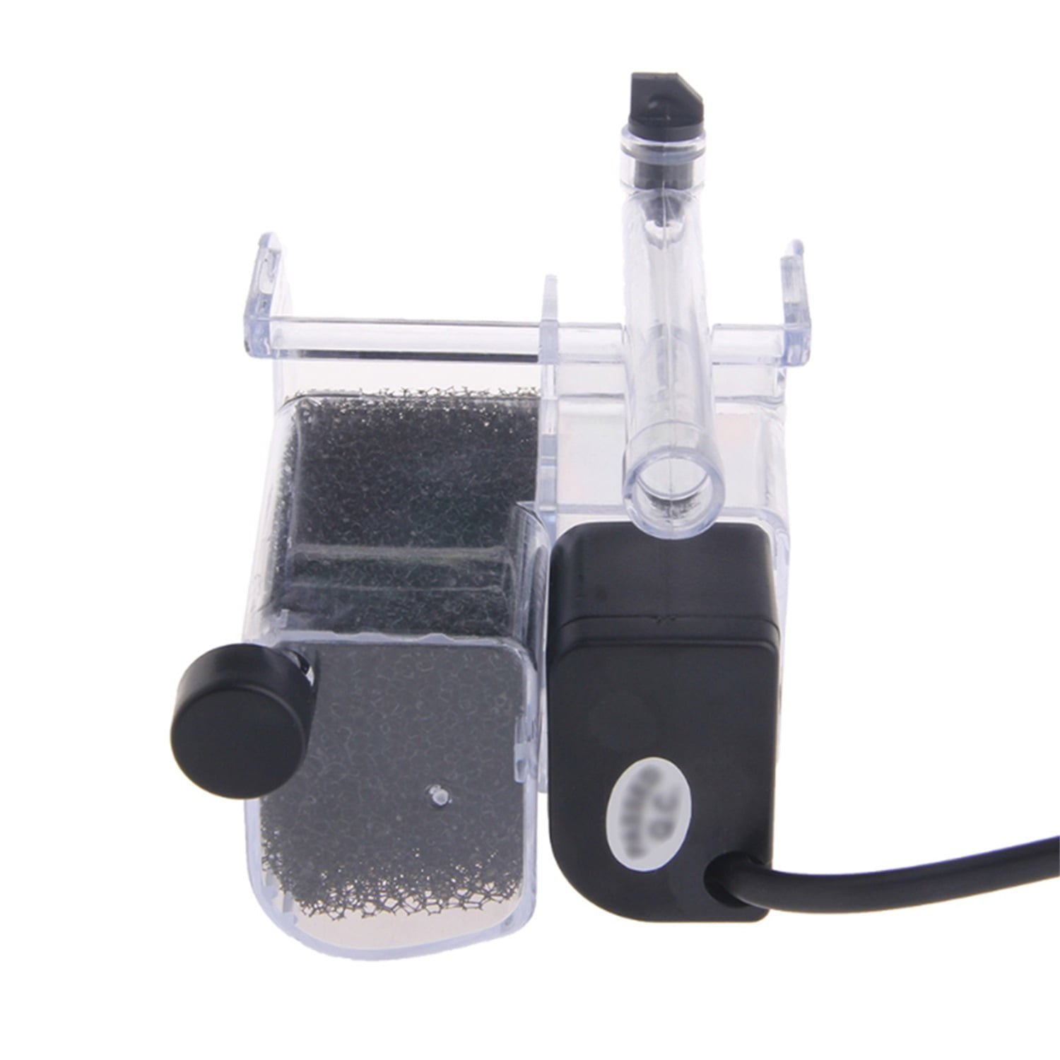 Pefilos 5-10 Gal Aquarium Hang On Filter, Power Waterfall Suspension Oxygen Pump - Submersible Hanging Activated Carbon Biochemical Wall Mounted Fish Tank Filtration Water, Black Pefilos 5-10 Gal Aquarium Hang On Filter, Power Waterfall Suspension Oxygen Pump - Submersible Hanging Activated Carbon Biochemical Wall Mounted Fish Tank Filtration Water, Black