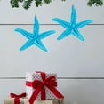thumbnail image 5 of Honeeladyy Christmas Starfish Ornaments, Seaside Hanging Wall Decoration, Blue Beach Starfish Pendant for Home Restaurant Bedroom Bathroom Wedding Party Photo Props, 5 of 6
