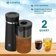 thumbnail image 2 of Iced Tea Maker and Iced Coffee Maker with 2-Quart Pitcher, Black - Perfect for Cold or Hot Beverages, 2 of 5