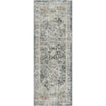 thumbnail image 3 of Livabliss Area Rugs for Living Room, 3x7 Beckham Traditional Charcoal Runner Rug, Bedroom Dining Room Home Decor Stain Resistant Carpet (2'7" x 7'3" Runner), 3 of 5