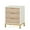 Light Brown, variant on Resenkos Night Stands for Bedrooms, White and Gold Light Wood Grain Nightstands with 3 Drawers Bedside End Tables Storage for Living Room