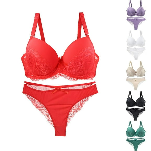 Hrsba Womens Summer Bra,Plus Size Bra for Womens,Woman's Printing Gathered Together Large Size Daily Bra Underwear No Rims