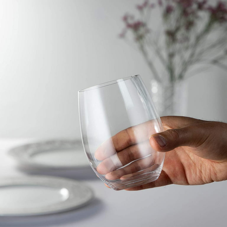 Riedel O Stemless Non-Crystal Cabernet/Merlot Wine Glass, Set of 6
