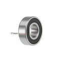thumbnail image 3 of Unique Bargains 6202-2RS Deep Groove Ball Bearings Z2 15mmx35mmx11mm Double Shielded Carbon Steel 4pcs, 3 of 4