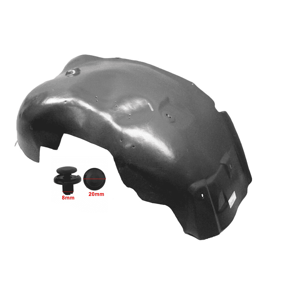 Parts N Go 20072013 Silverado 1500 Fender Liner with Clips/Fasteners