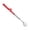 Red, variant on Golf Swing Telescopic Practice Stick Beginner Posture Correction Training Aid with Rubber Grip for Indoor Outdoor Exercise, Black 15-26 Inch