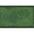 thumbnail image 1 of 24"x36" Gallery Poster, map Great Smoky Mountains National Park 1971 p1, 1 of 1