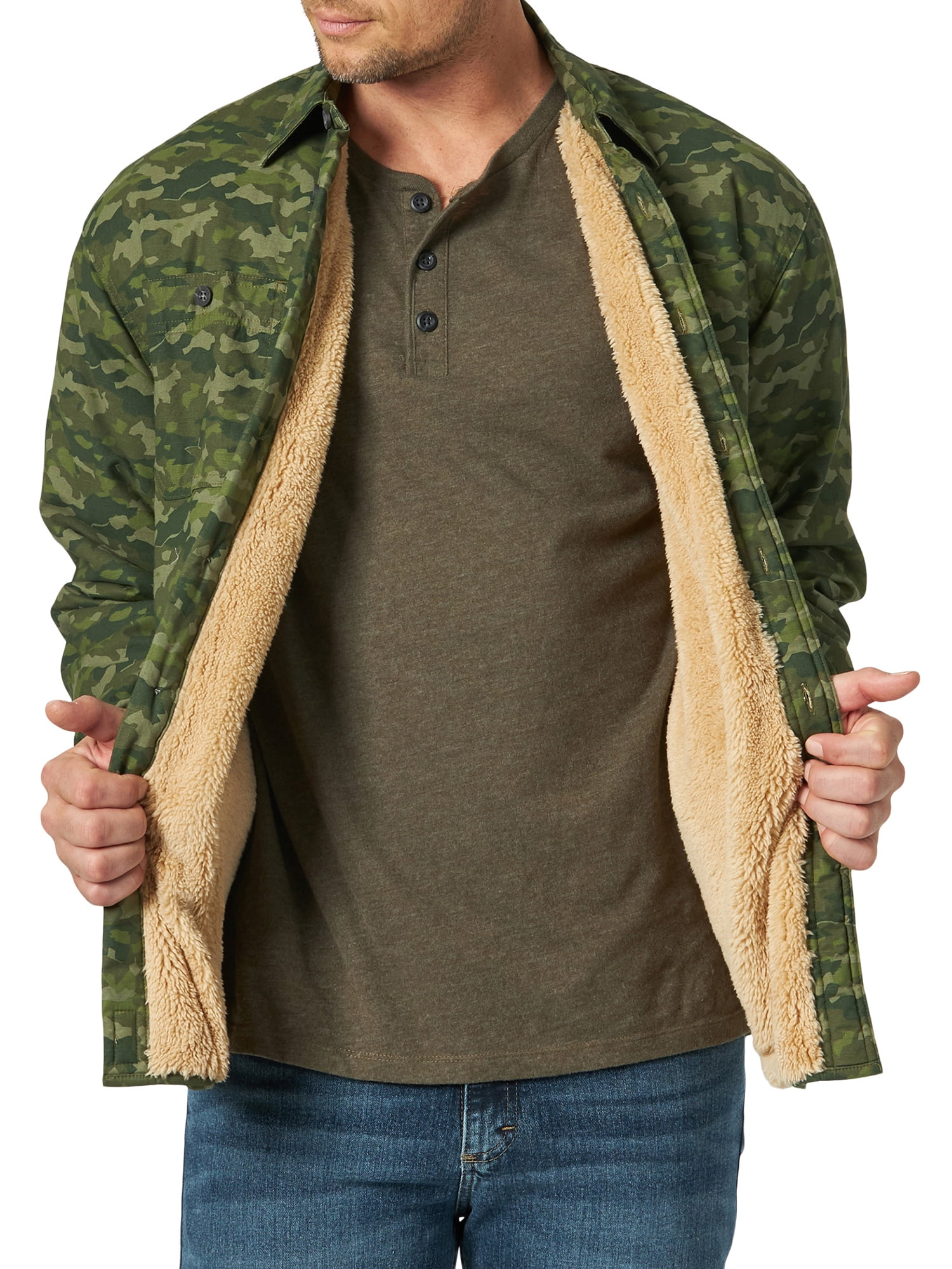 Wrangler Men's Sherpa Lined Jacket
