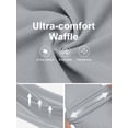 thumbnail image 6 of Slacks for Women Dress Pants Stretchy Work Pants Wide Leg High Waisted Business Casual Trousers with Pockets Waffle, 6 of 7