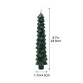 thumbnail image 3 of Christmas Tree Flameless Taper Candles Battery Operated with 10-Key Remote and Timer Real Wax LED Taper Candles 3D Wick Flickering Lifelike Leaves Dinner Xmas Holiday Decoration Set of 4, 3 of 6