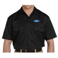 thumbnail image 1 of Mens Ford Oval Work Shirt (above pocket print) - Black, Large, 1 of 1